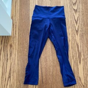 Lululemon dark blue leggings size 4